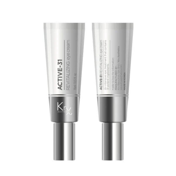 KRX Active 31 Intensive Revitalizing Eye Cream 15 ml – Verzorgende Koreaanse Oogcrème tegen Donkere Kringen en Fijne Lijntjes