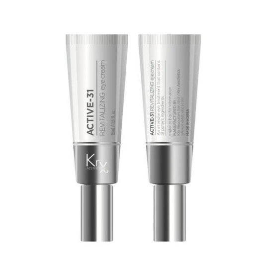 KRX Active 31 Intensive Revitalizing Eye Cream 15 ml – Verzorgende Koreaanse Oogcrème tegen Donkere Kringen en Fijne Lijntjes