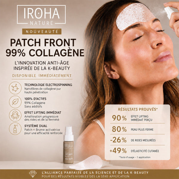 Patchs Front 99 % Collagène – iroha nature